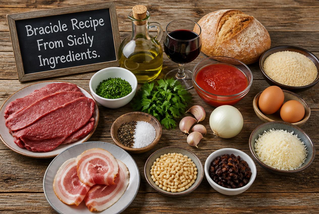 Braciole Recipe From Sicily Ingredients