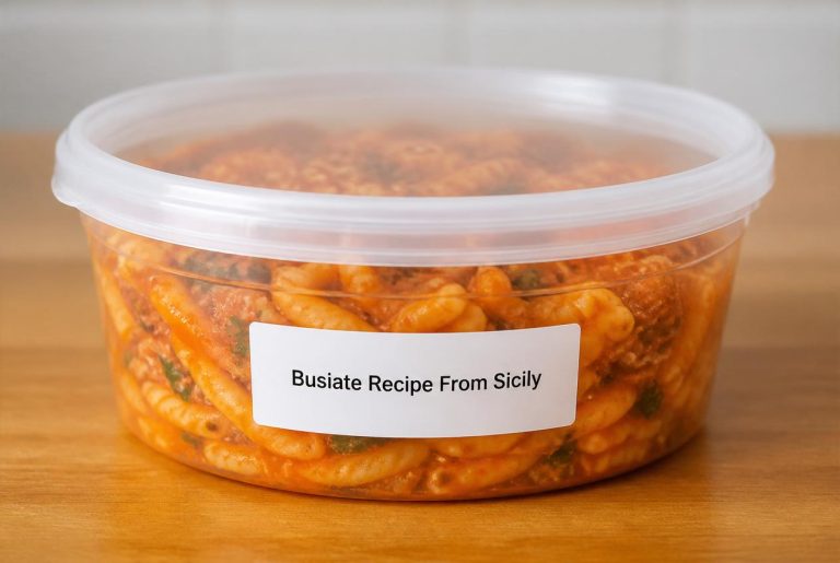 Busiate Recipe From Sicily Storage Tips