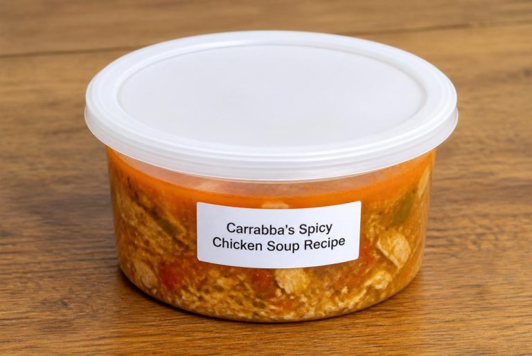 Carrabba’s Spicy Chicken Soup Recipe Storage Tips
