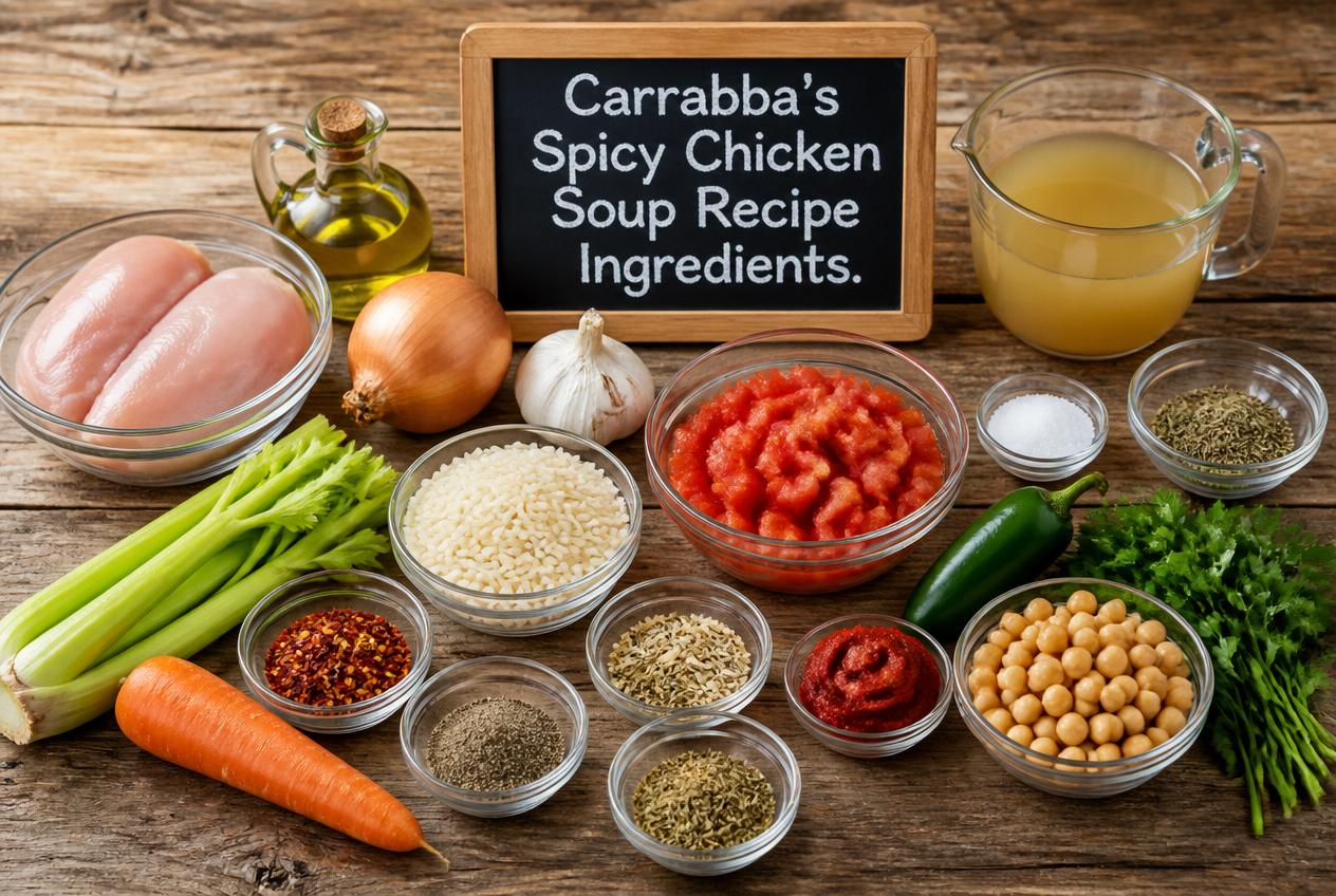 Carrabba’s Spicy Chicken Soup Recipe Ingredients
