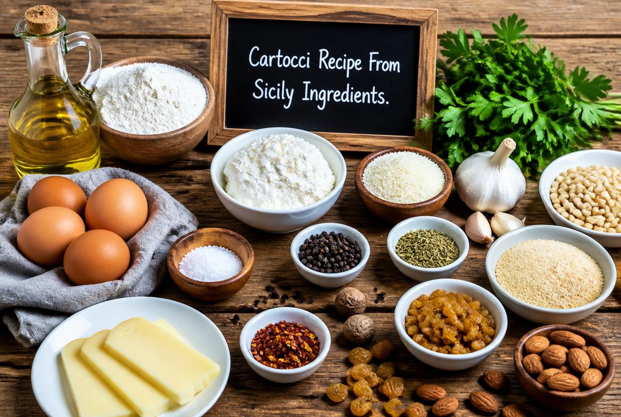 Cartocci Recipe From Sicily Ingredients