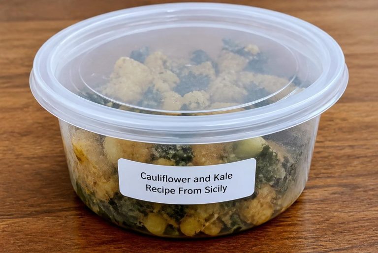 Cauliflower and Kale Recipe From Sicily Storage Tips