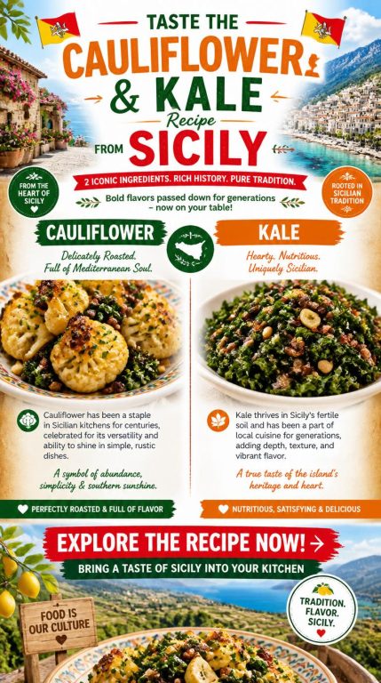 Cauliflower and Kale Recipe From Sicily
