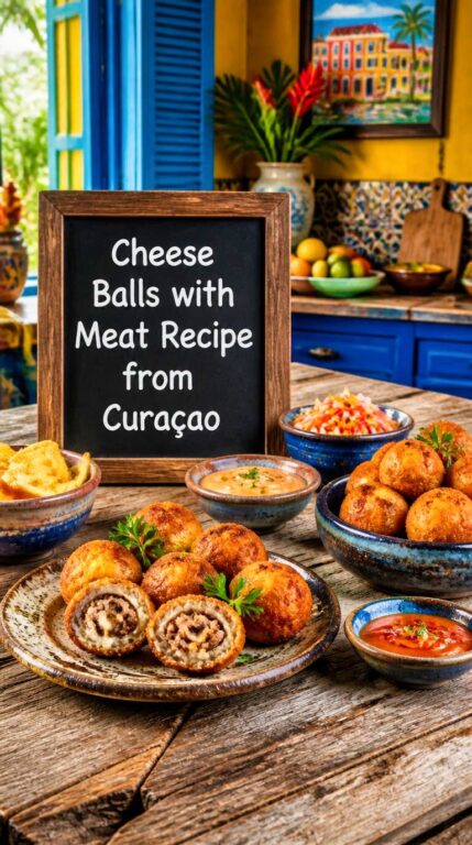 Cheese Balls With Meat Recipe from Curacao