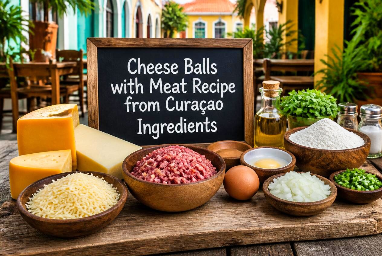 Cheese Balls With Meat Recipe from Curacao Ingredients