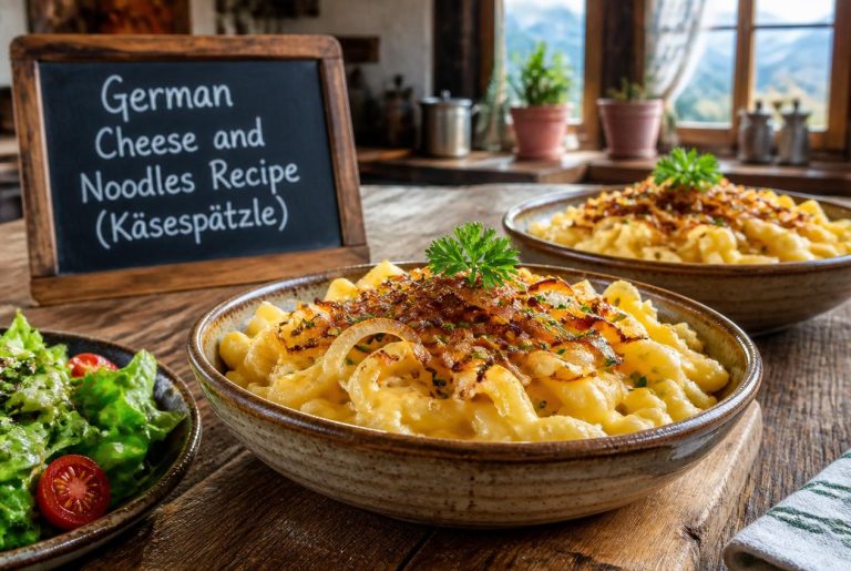 Cheese and Noodles Recipe (Käsespätzle)