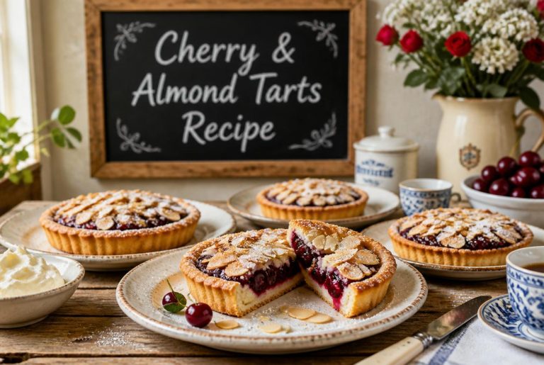 Cherry & Almond Tarts Recipe