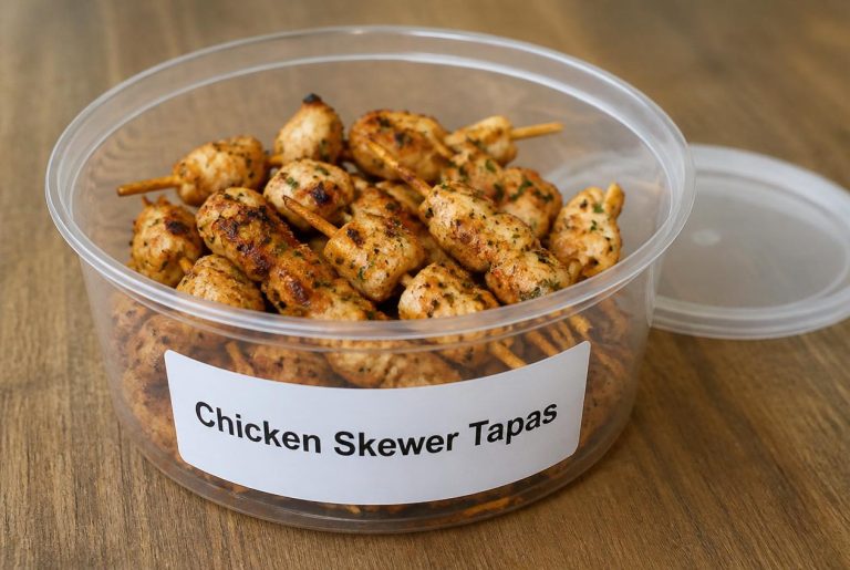 Chicken Skewer Tapas Recipes - Storage