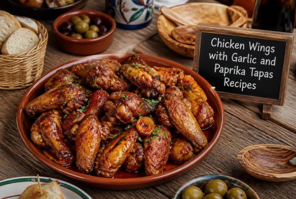 Chicken Wings with Garlic and Paprika Tapas Recipes