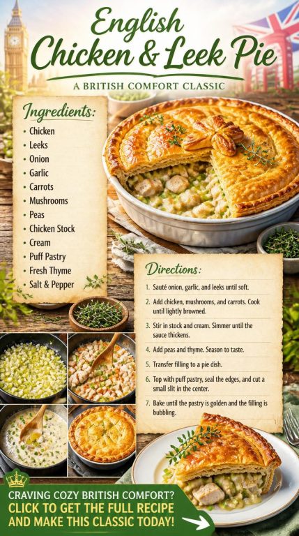 Chicken and Leek Pie Recipe
