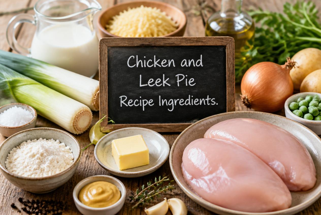 Chicken and Leek Pie Recipe Ingredients