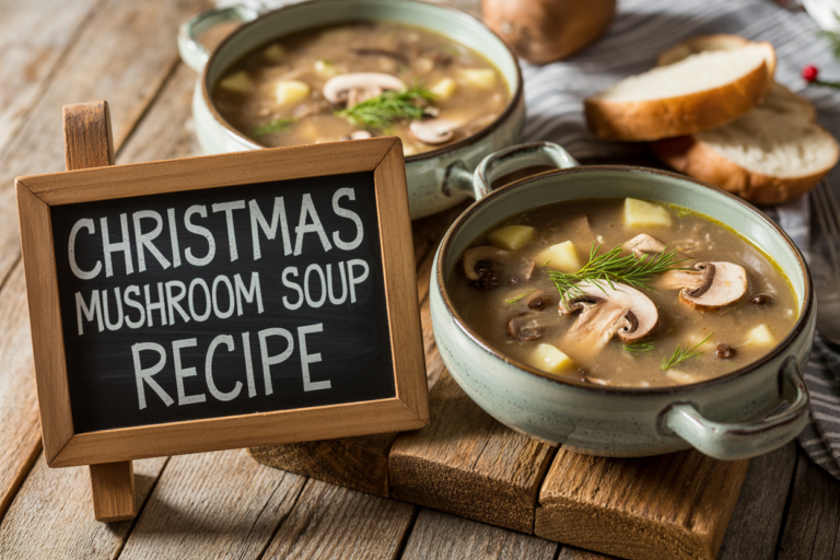Christmas Mushroom Soup Recipe