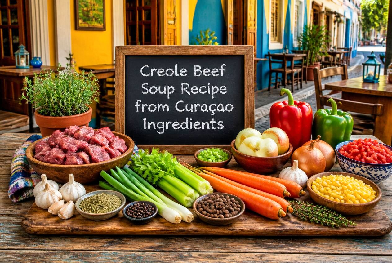 Creole Beef Soup Recipe from Curaçao Ingredients