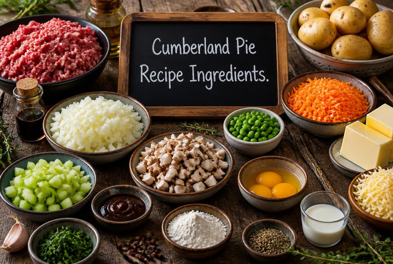 Cumberland Pie Recipe Ingredients