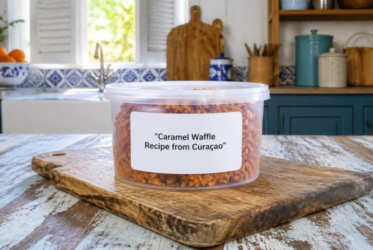 Dutch Caramel Waffle Recipe From Curacau Storage Tips