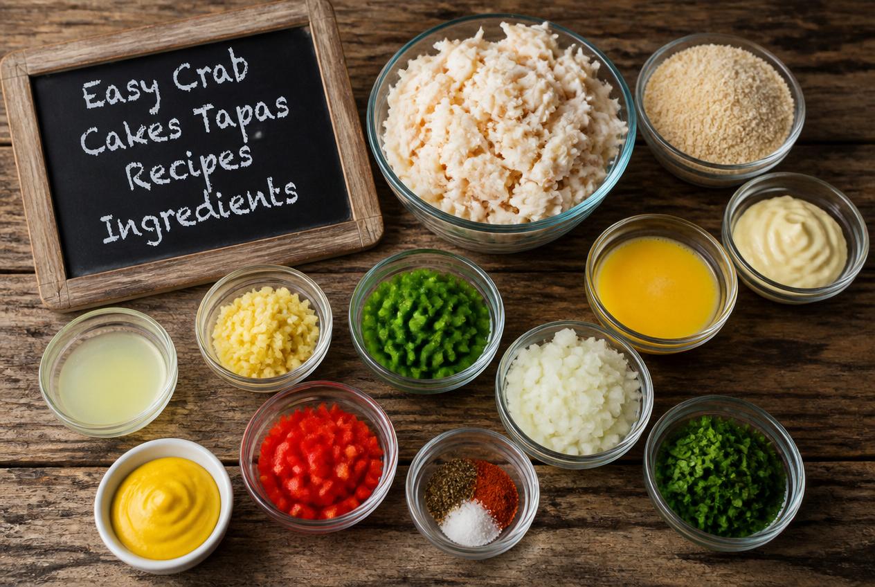 Easy Crab Cakes Tapas Recipes - Ingredients