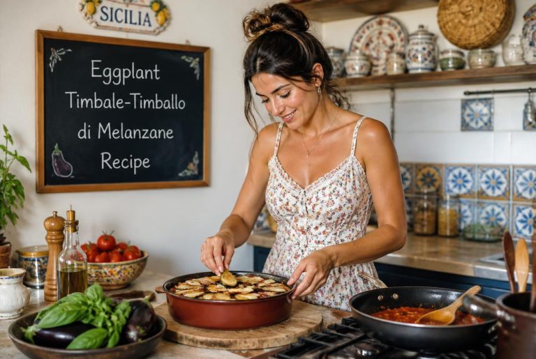 Eggplant Timbale-Timballo di Melanzane Recipe From Sicily Cooking Tips