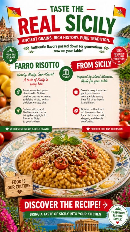Farro Risotto Recipe From Sicily
