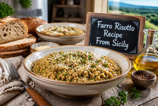 Farro Risotto Recipe From Sicily
