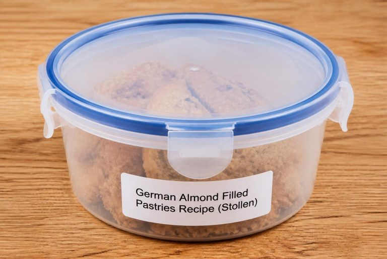 German Almond Filled Pastries Recipe (Stollen) Storage TIps