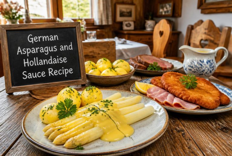 German Asparagus and Hollandaise Sauce Recipe