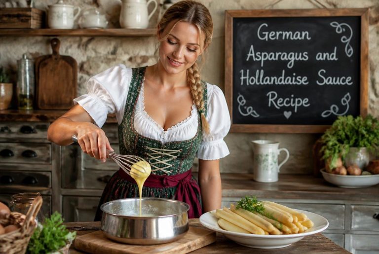 German Asparagus and Hollandaise Sauce Recipe Cooking TIps