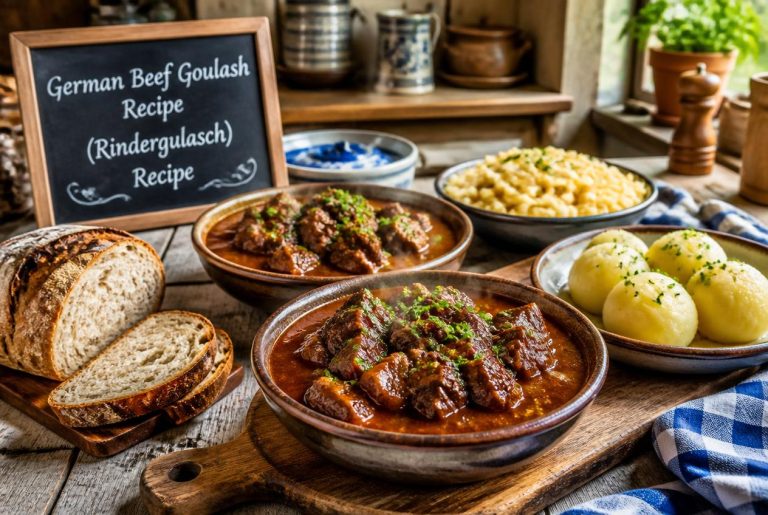 German Beef Goulash Recipe (Rindergulasch) Recipe