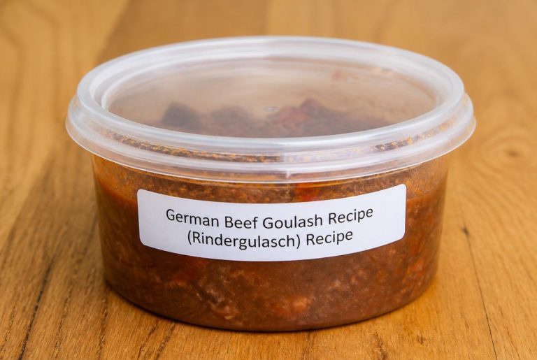 German Beef Goulash Recipe (Rindergulasch) Recipe Storage TIps