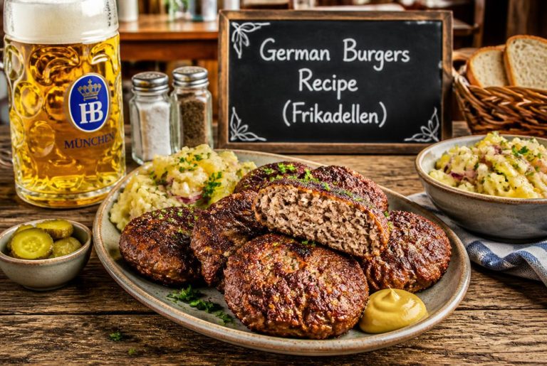 German Burgers Recipe (Frikadellen)
