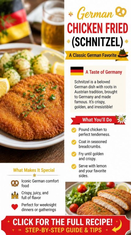 German Chicken Fried Recipe (Schnitzel)