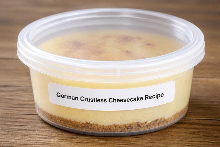 German Crustless Cheesecake Recipe Storage Tips