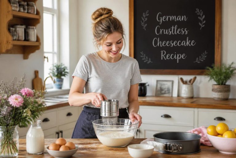 German Crustless Cheesecake Recipe Cooking TIps
