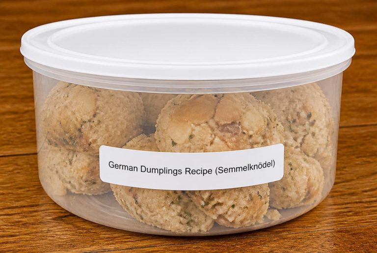 German Dumplings Recipe (Semmelknödel) Storage Tips
