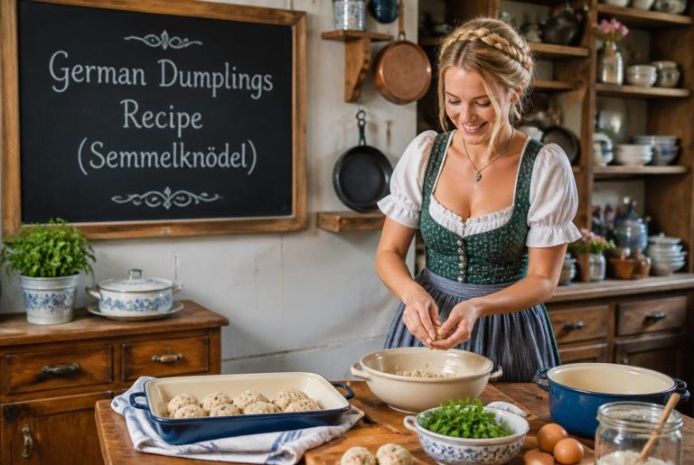 German Dumplings Recipe (Semmelknödel) Cooking TIps