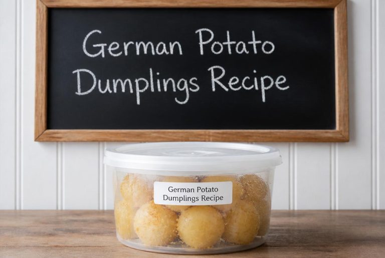German Potato Dumplings Recipe Storage Tips