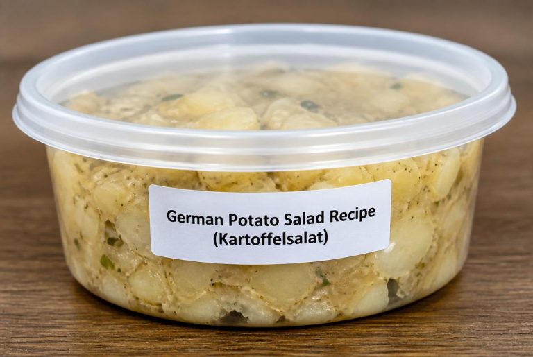 German Potato Salad Recipe (Kartoffelsalat) Storage TIps