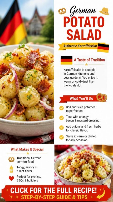 German Potato Salad Recipe (Kartoffelsalat)