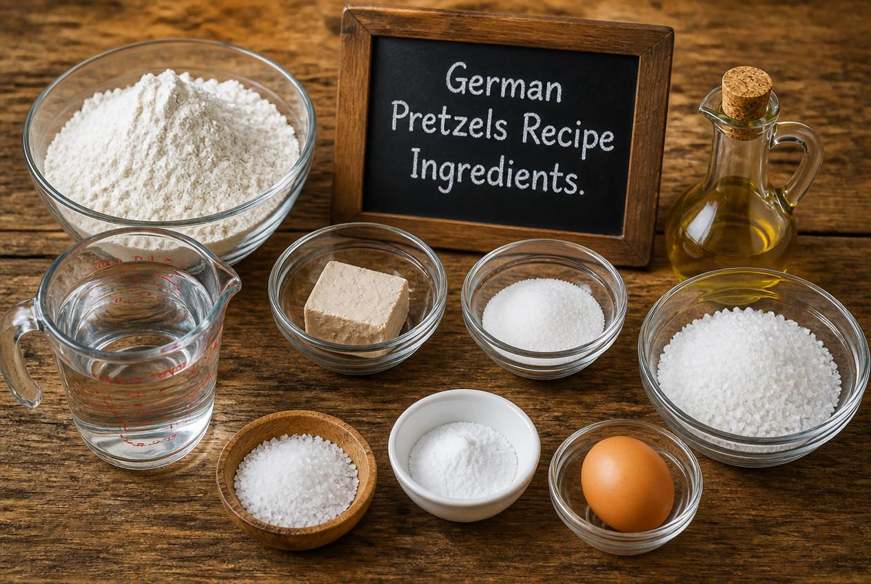 German Pretzels Recipe Ingredients