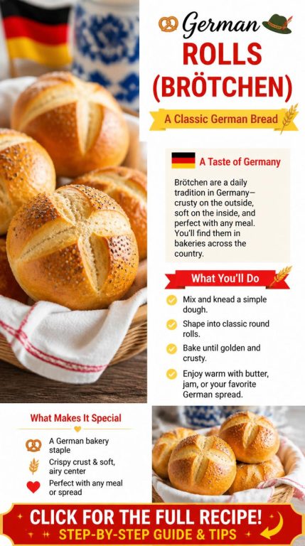German Rolls Recipe (Brotchen)