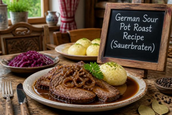 German Sour Pot Roast Recipe (Sauerbraten)