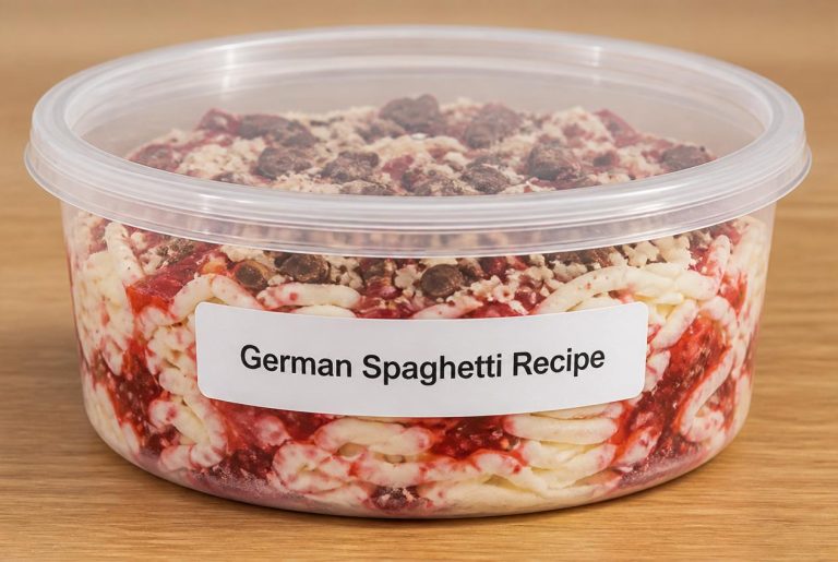 German Spaghetti Recipe Storage TIps
