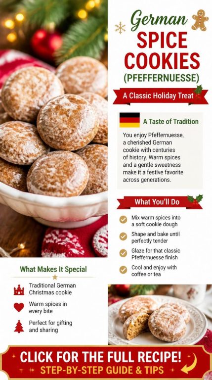 German Spice Cookies Recipe (Pfeffernuesse)