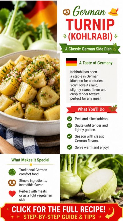 German Turnip Recipe (Kohlrabi)