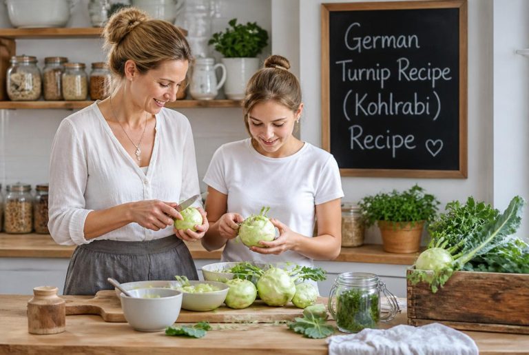 German Turnip Recipe (Kohlrabi) Recipe Cooking TIps