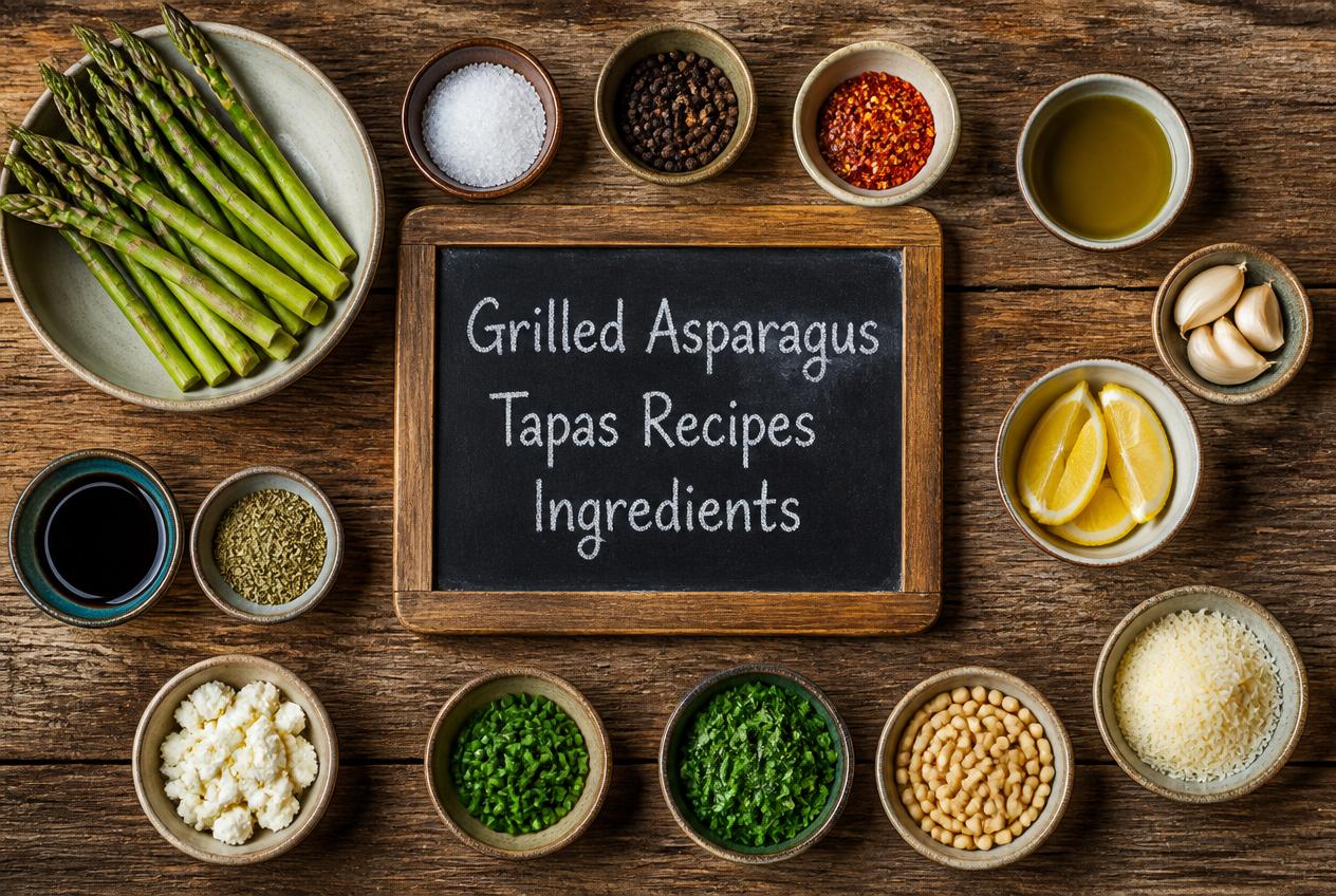 Grilled Asparagus Tapas Recipes - Ingredients
