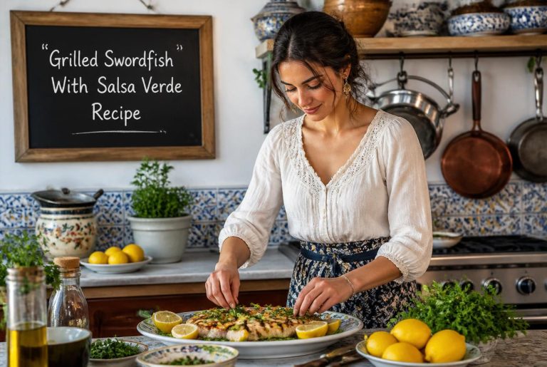 Grilled Swordfish With Salsa Verde Recipe Cooking TIps
