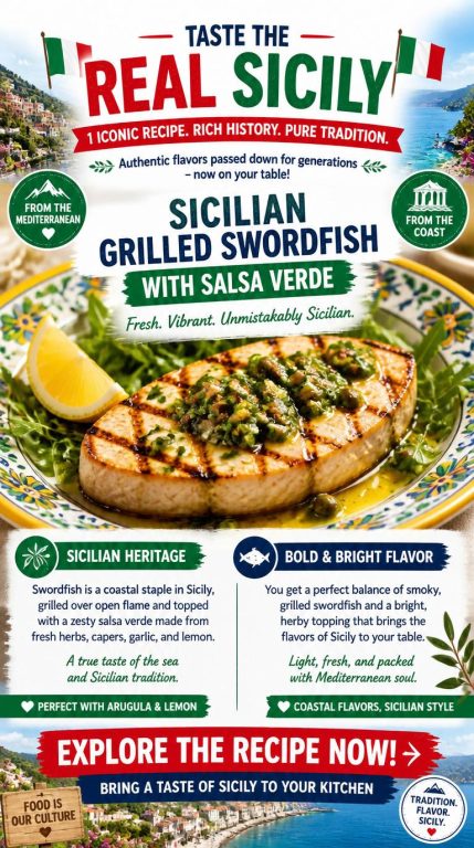 Grilled Swordfish With Salsa Verde Recipe
