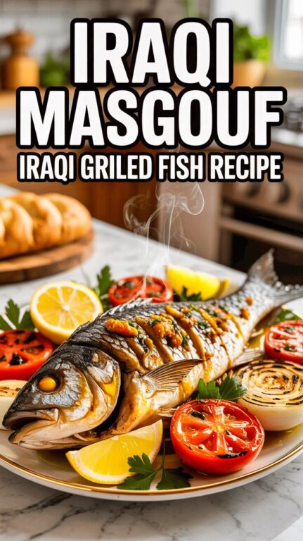 Iraqi Masgouf Iraqi Grilled Fish Recipe