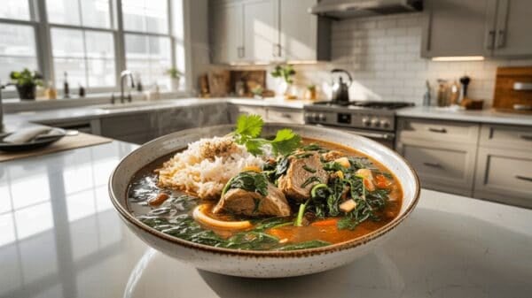 Iraqi Spinach Stew Recipe