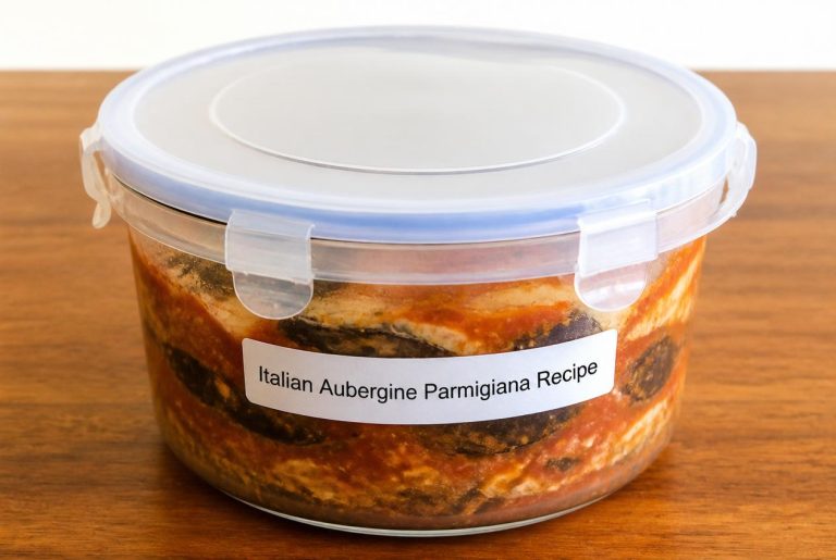 Italian Aubergine Parmigiana Recipe Storage Tips